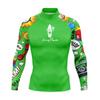 UPF50 Herren Langarm Rash Guard Schnelltrocknend Surferanzug UV-Schutz Schnorcheln Schwimmen
