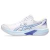 Asics Beyond FF Cushioning Breathable Lightweight Low-Top Badminton Shoes Women Shoes White Aqua 1072A095-100
