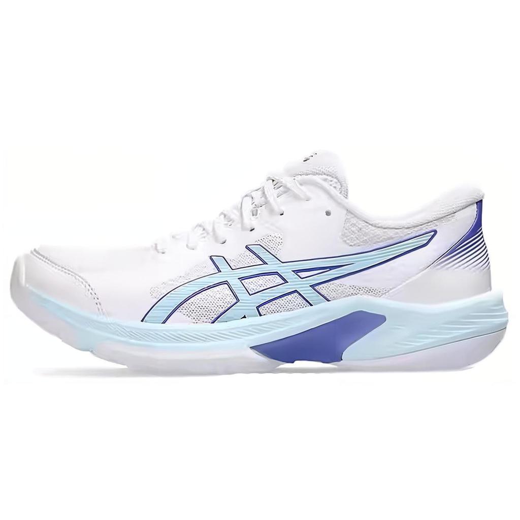 Asics Beyond FF Cushioning Breathable Lightweight Low-Top Badminton Shoes Women Shoes White Aqua 1072A095-100