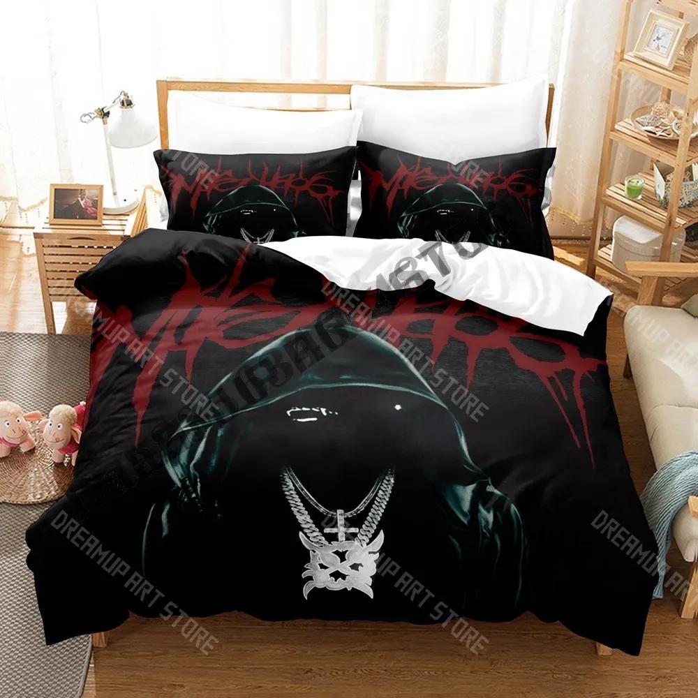 3D Print Ken Carson Bedding Set Single Twin Full Queen King Size Bed Set Adult Kid Bedroom Duvetcover Sets Anime Bed Sheet Set