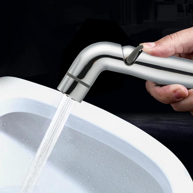 Galvanisiertes Hand-Bidet-Sprühgerät, verstellbar, Toiletten-Bidet-Sprühdüse, Badezimmerzubehör