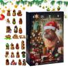 NEW Capybara Christmas Countdown Calendar 24 Days Advent Ornament 3D Cute Holiday Decor for Home Tree Kids Teens Adults Gift