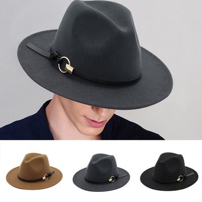 Men & Women Vintage Wide Hat with Belt Buckle  Outbacks Hats