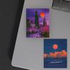 50Pcs Sunset Landscape Stickers Aesthetic Art Waterproof Graffiti Decals Luggage Laptop Phone Skateboard Guitar Sticker