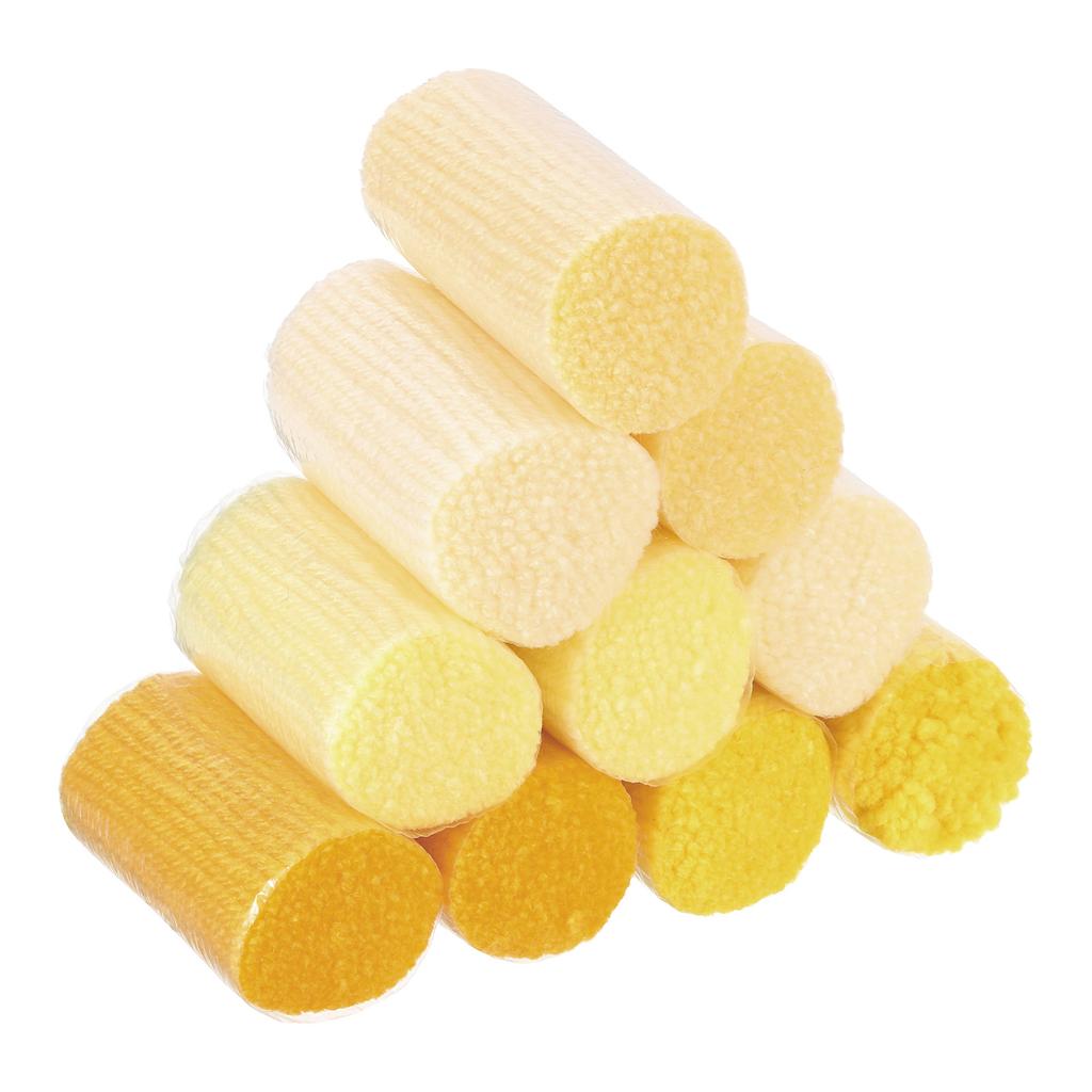 10 Rolls Latch Hook Yarn, Latch Hook Kit Yarn Precut Hook Rugs Yarn Crochet Colorful For Latch Hook Rug Adults Beginners