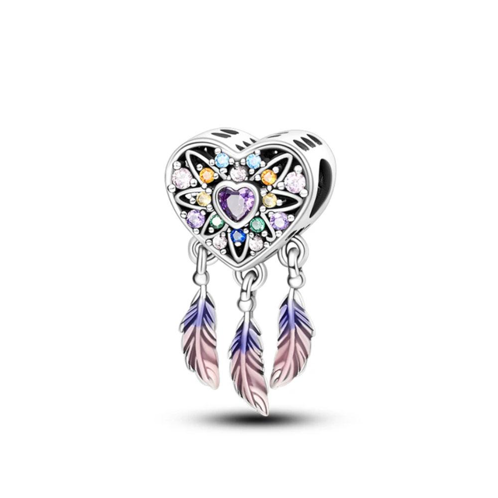 New 925 Silver, Elephant, Camera Beads, Lipstick, High Heels Pendant, Original Bracelet, DIY Accessories, Exquisite Jewelry