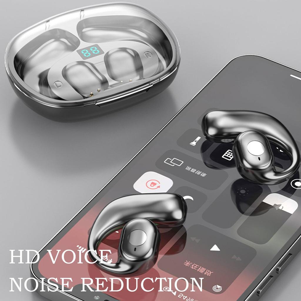 Ear Hook Sports Headphones, Wireless Bluetooth Headset, Hanging Not In Ear Earbuds, Ear Hanging Type Business Earphones
