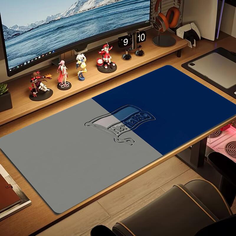 Hertha Bsc 9 Tappetino Mouse Grande Cuscino Tavolo da Gioco Antiscivolo Laptop Tablet Mousepad Grande Tappetino XXL Mini PC Tappetino da Gioco Con bordo bloccato_xia