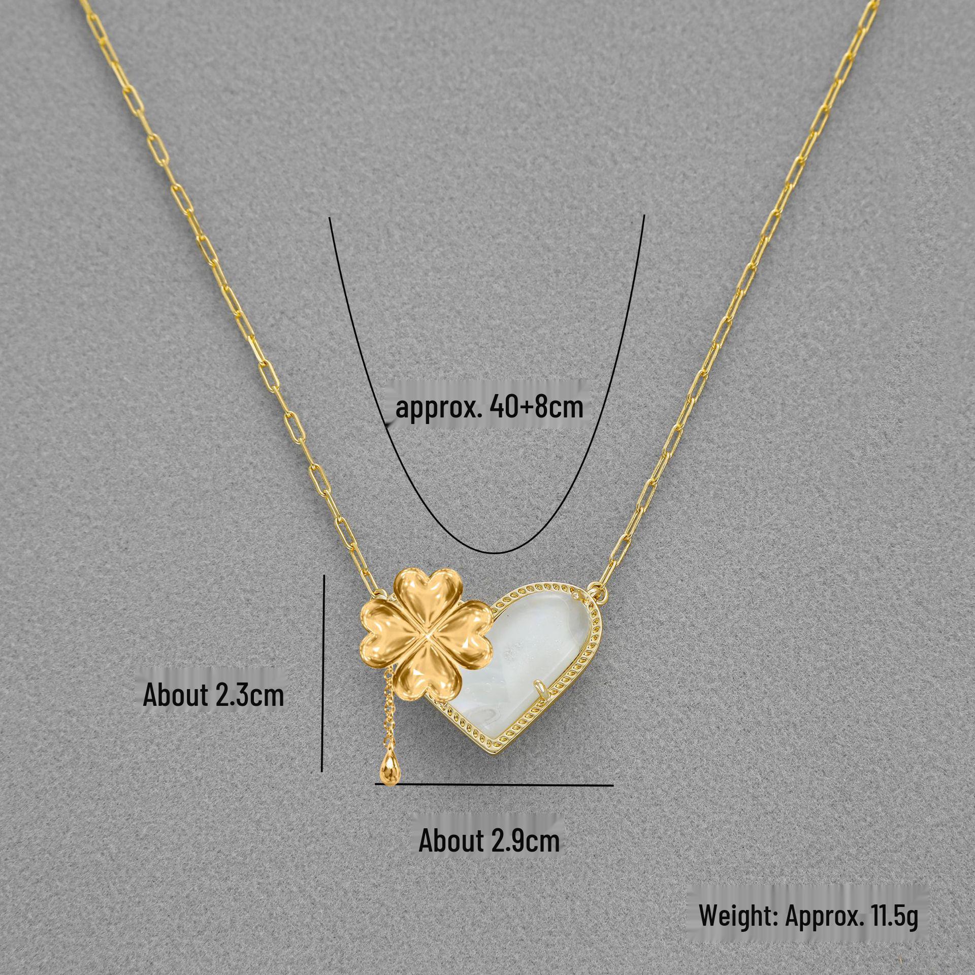 

Valentine s Day Limited Edition: KS Series Ari Heart Necklace & High-End Heart Earrings Set