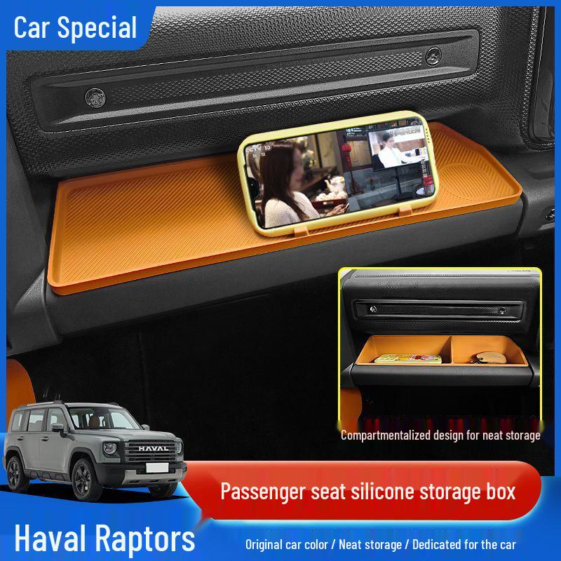 Haval Menglong Passenger Seat Silicone Storage Box for Car Interiors
