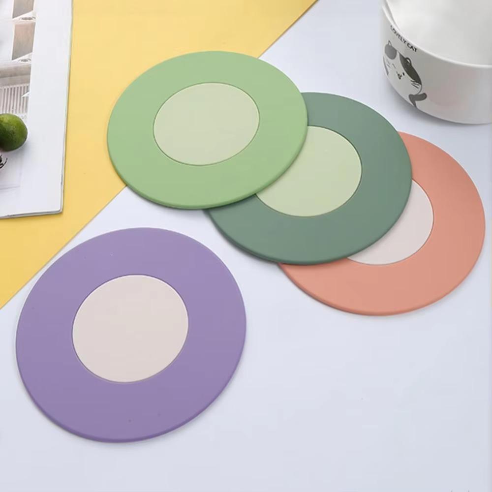 

Устойчивые к высоким температурам настольные коврики нескользящие коврики для кастрюль держатели для кастрюль подставка для кухни светло-зеленый