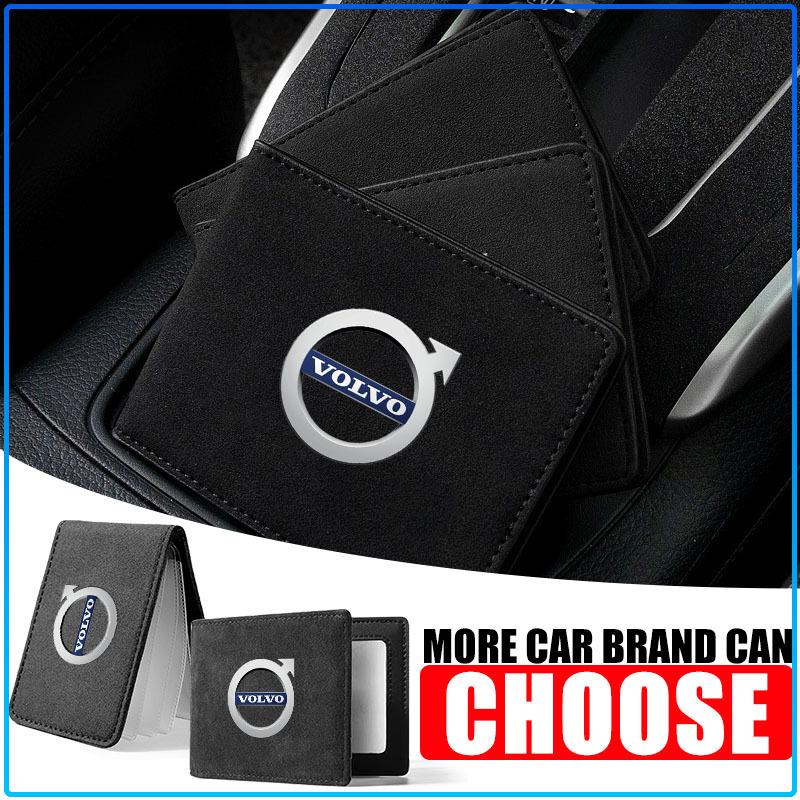Porta Patente di Guida in Pelle PU Portafoglio per Carte Accessori Auto Per Volvo XC90 XC60 XC70 XC40 V90 V60 V40 C70 C30 S80