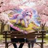 1PC Unicorn Fantasy Umbrella-8-Rib Reinforced, Automatic Open, Lightweight & Durable, Fashion Accessory for Outdoor-D341