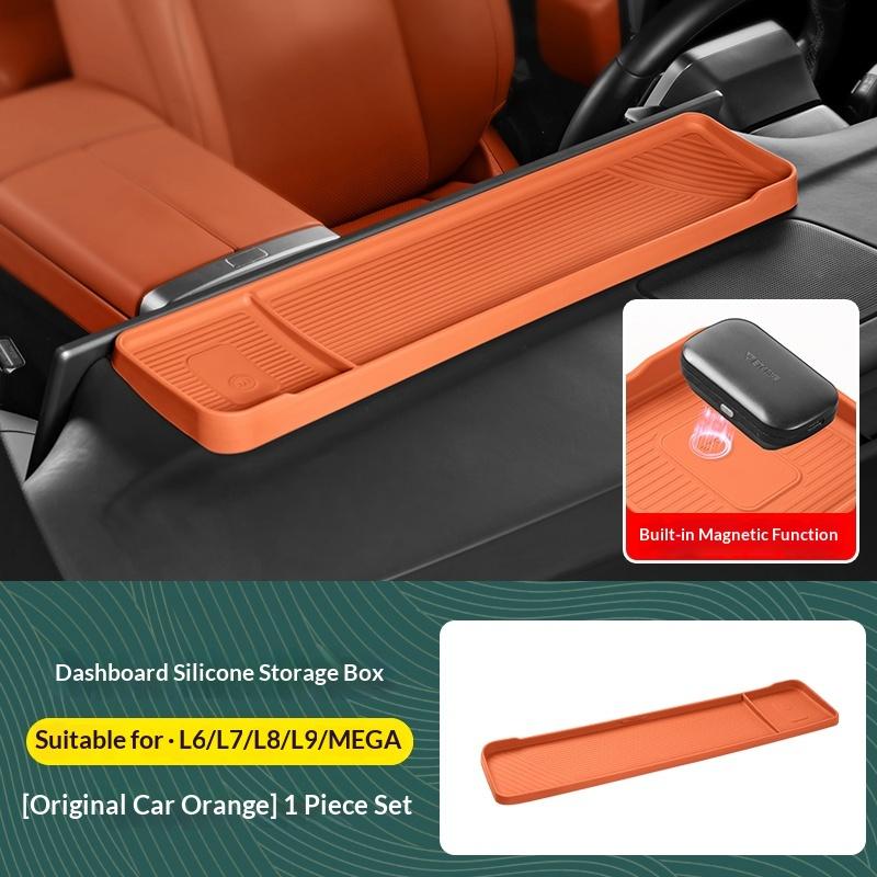 For Li Xiang L6/L7/L8/L9/MEGA I8 Car Center Console Screen Rear Storage Box Dashboard ETC Tissue Organizer Holder