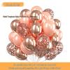 Neues Jahr Matt Glitzer Metallisch Latex Ballon Set für Dekorative Foto Atmosphäre