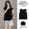 Pajamas with chest pads Women's Summer Modal sleeveless vest shorts Summer thin cool can be worn outside loungewear suit