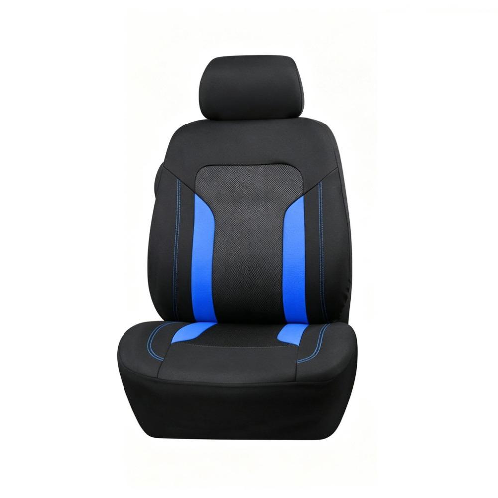 Universal Fit Car Seat Cover Set Gray Mesh 1/2 Seats Cover New Universal Car Seat Covers Sedans