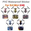 Waterproof PVC Drone Skin for DJI Mini 2/Mini 4K Sticker Full Wrap Protective Film Decal Cover Anti-Scratch Decorative Stickers