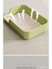 Extra Large Semi-Enclosed Anti-Tracking Plush Cat Litter Box