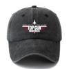 "TOP GUN MAVERICK" Boné de Basebol Clássico Vintage Masculino, Chapéu Ajustável com Aba Curva, Esportes Casuais ao Ar Livre