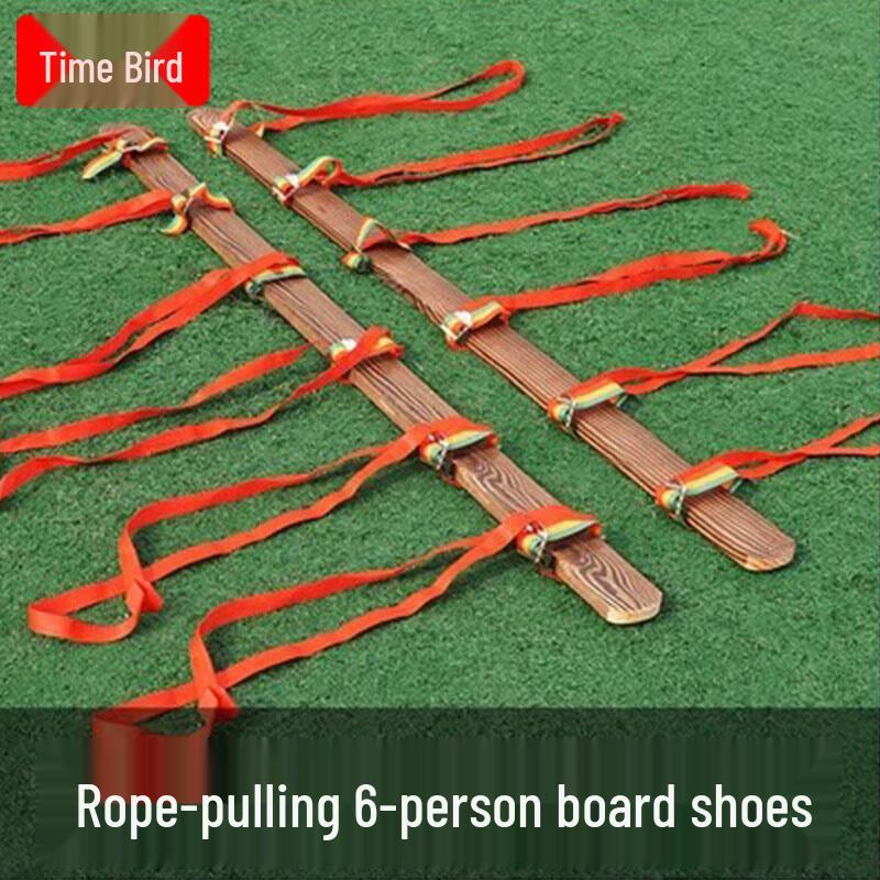 Team Building Six-Person Cooperative Walking Race Board