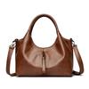 Cross Border Handbag, Women's New Style, Mom's Soft Leather Shoulder Bag, Commuting High-end Feeling, Large Capacity, Versatile