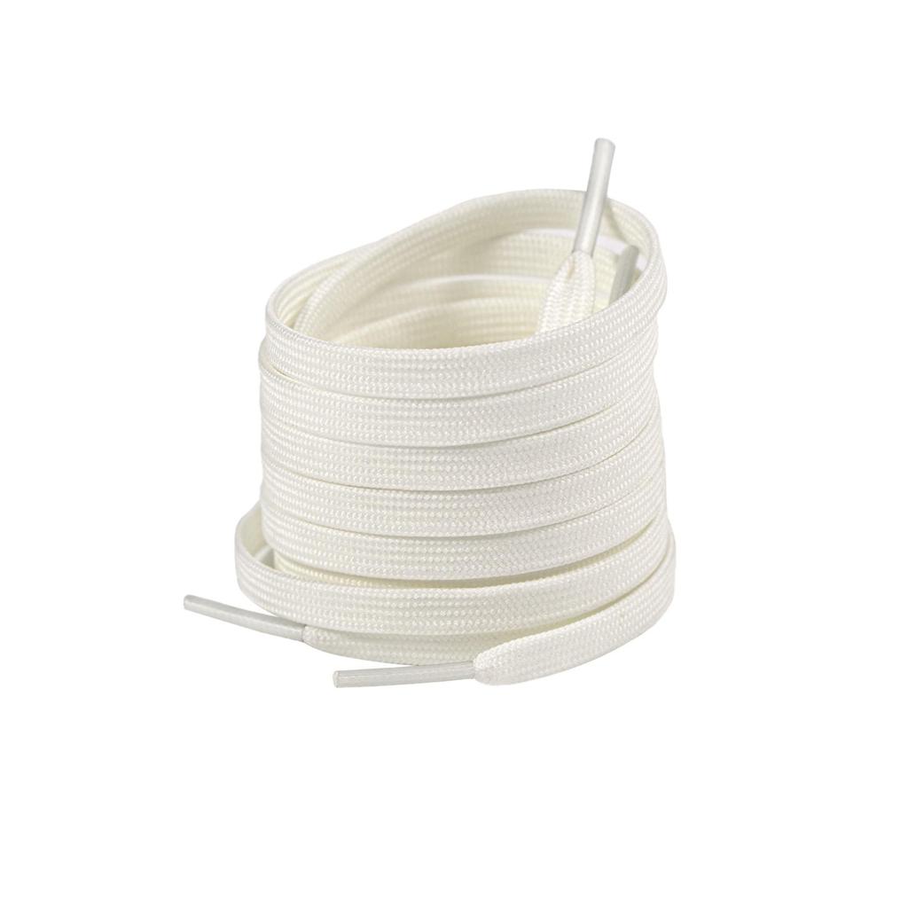 6mm Black & White Double-Layer Flat Shoelaces for Casual & Sports Shoes