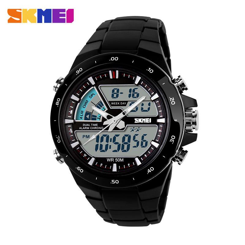 Shike Mei 1016 Men s Multifunctional Dual Display Luminous Sports Watch