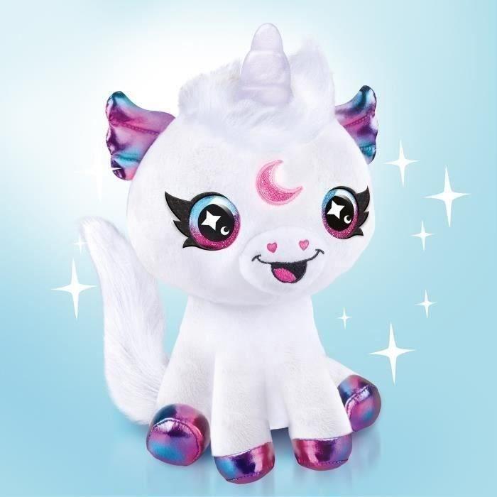 Canal Toys - Airbrush Plush - Plyšový jednorožec Cosmic k personalizaci se svítícím rohem - AIR 028