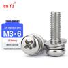 304 Stainless Steel Pan Head Combination Screws