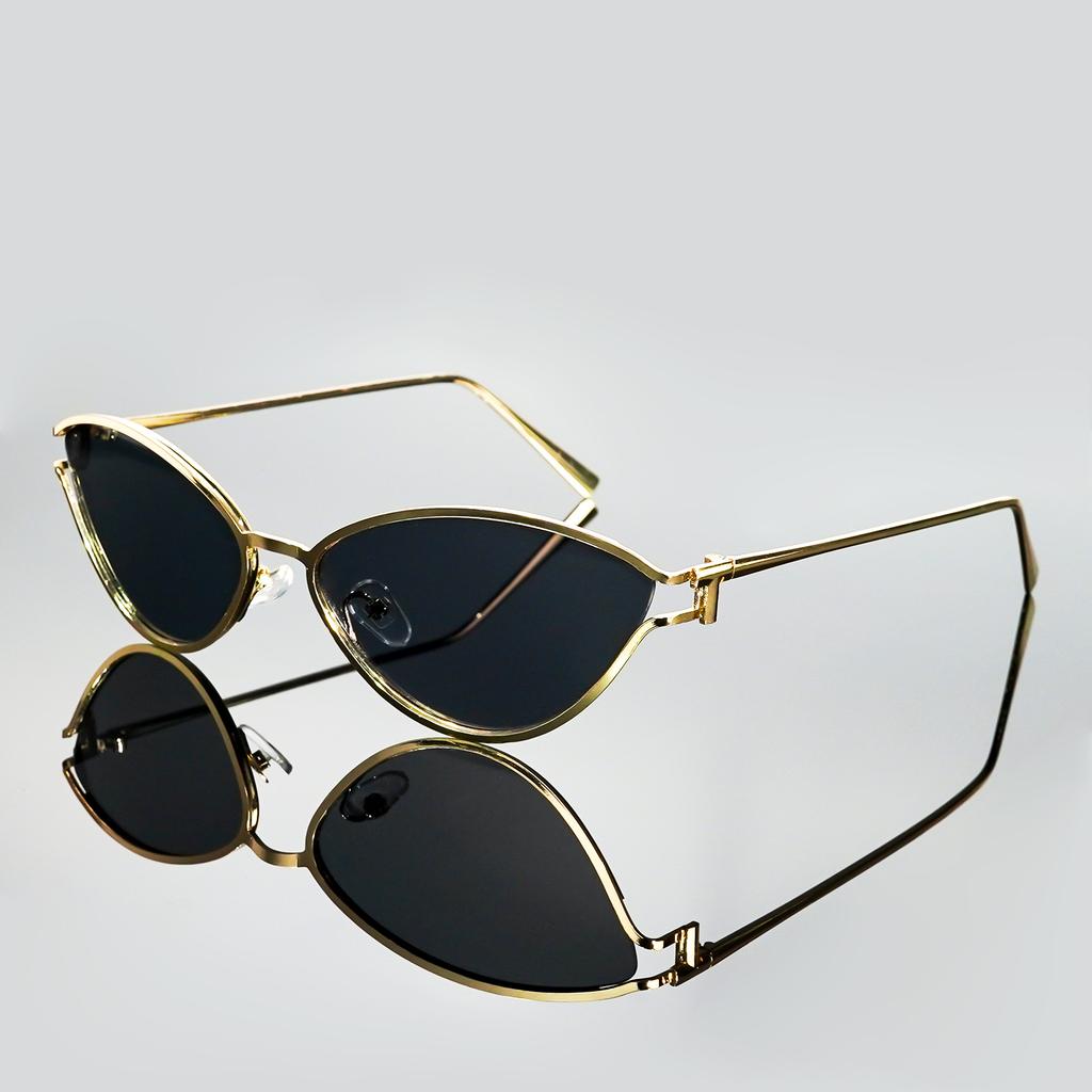 Trendy Retro Cat-Eye Unisex Sunglasses, New Street Style Versatile Small Frame Triangular Eyewear