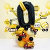 32" Black Car-Themed Number Balloon Set for Events