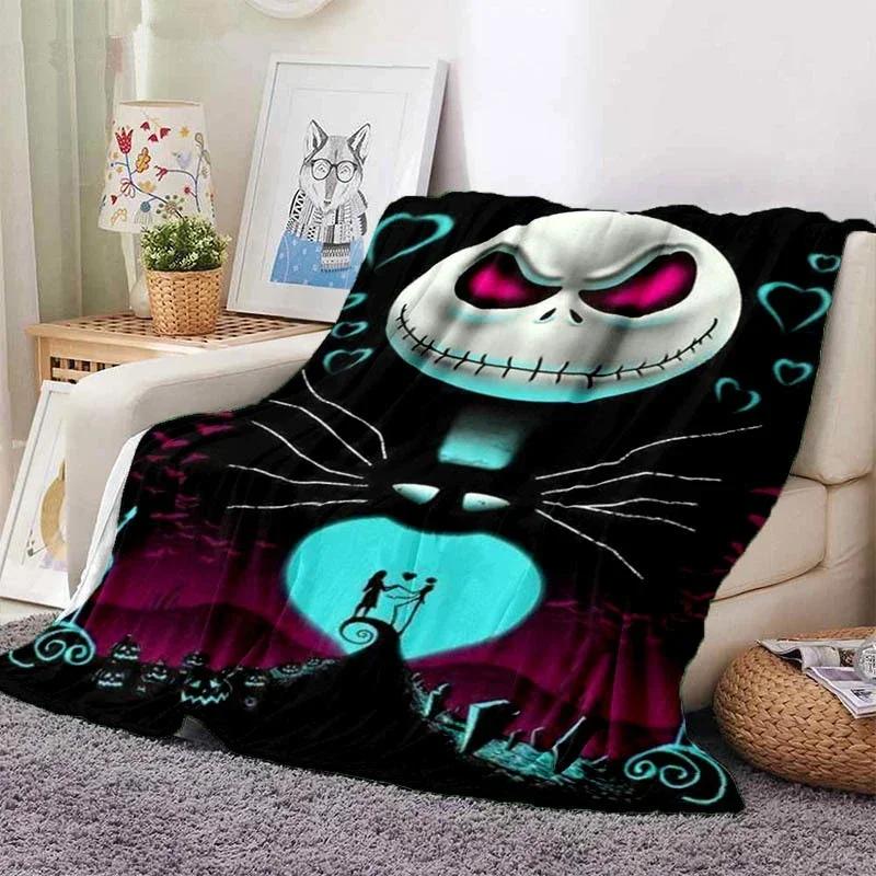 

Horror Corpse Bride Blanket Soft Warm Throw Blanket for Bed Sofa Queen Size Halloween Decor Scary Movie Blanket Birthday Gifts 75x90cm