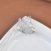 Metal Hollow Butterfly Brooch Light Luxury Badge Pin Delicate Women's Brooch  Gifts