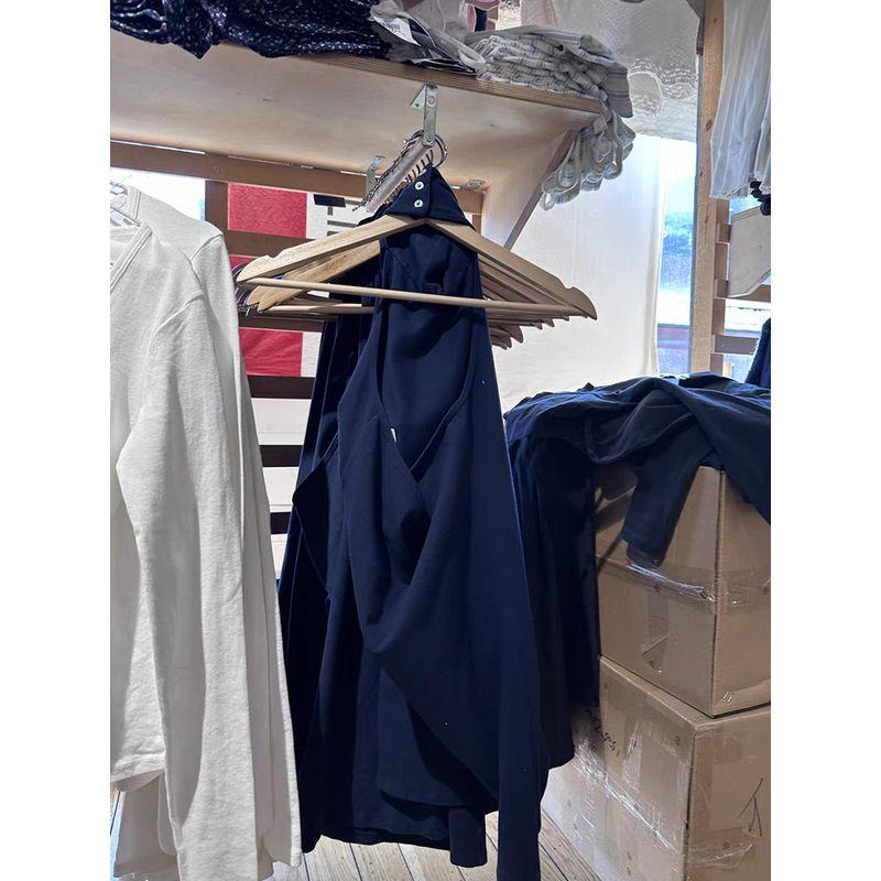 Pure Desire BM Sense Gyaru White Buckle Halter Top Dress Women New Elegant Slimming Sheath Short Dress