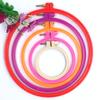 Plastic Cross Stitch Embroidery Hoop Circle Sewing Frame DIY Needlework Tool
