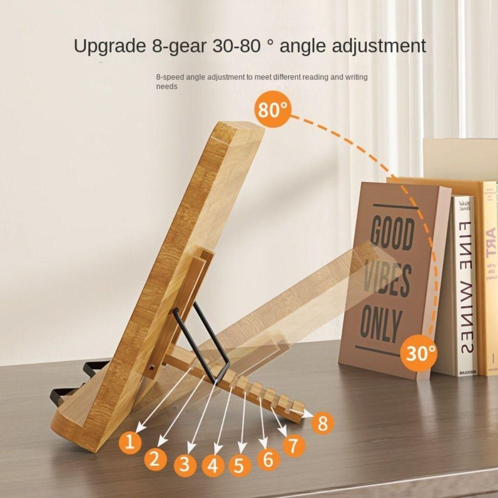 Comfortable Reading Reading Holder 8 Adjustable Tilt Angles Book Holder Tray  Textbooks