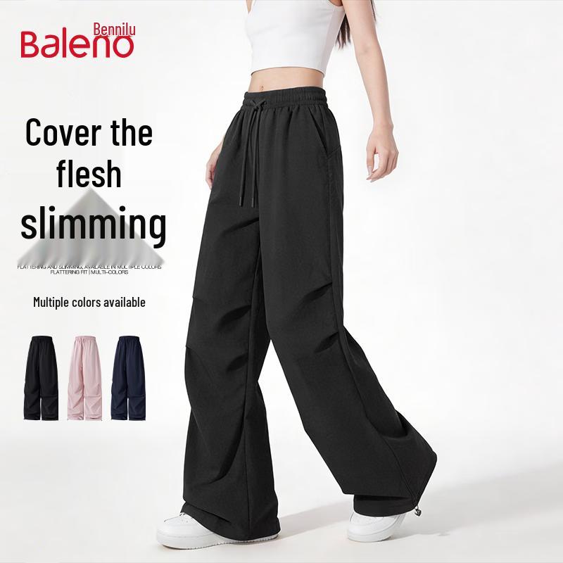 Baleno Women s Loose Fit Quick-Dry Wide-Leg Cargo Pants XL