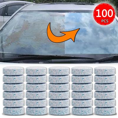 Effervescent Tablets Windshield Washer Car Windshield Cleaner Cleaning Tools Auto Wiper Glass Kitchen Window Toilet Cleaning