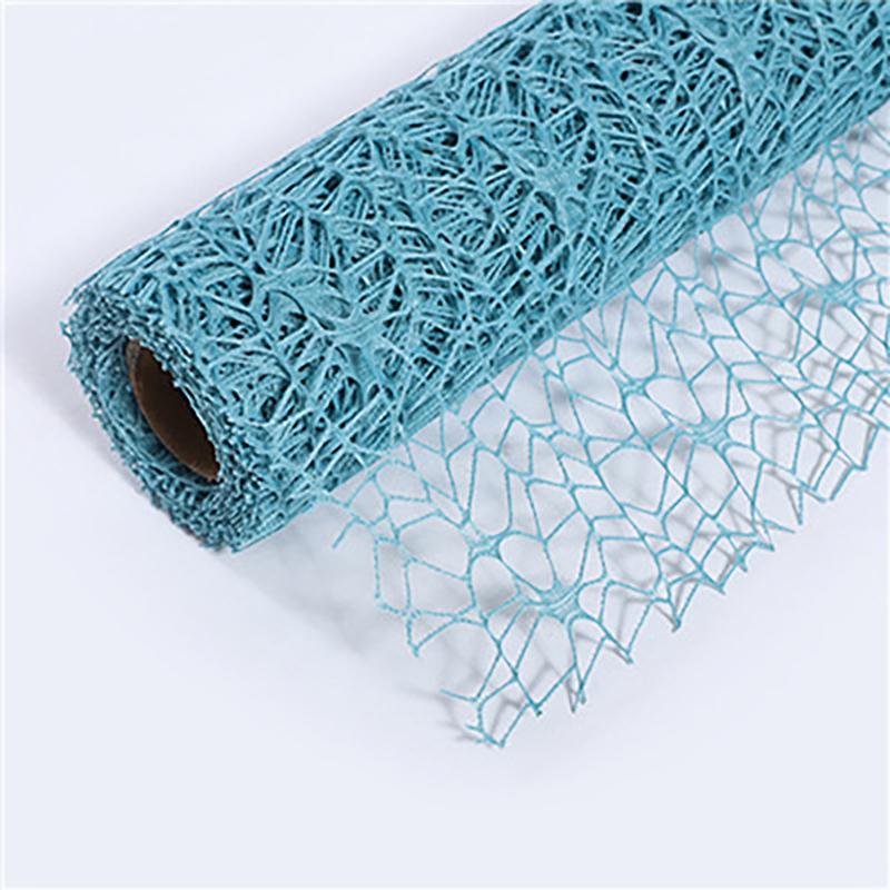 50Cm*4.5M/Roll Flower Wrapping Mesh Paper Iregular Hollow Net Wrapper Floral Bouquet Paper Fresh Flower Florist Packaging Sheet