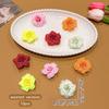 10 Colorful Random Flower Hair Clips for Daily Use As Hair Accessories