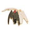 Fantasy Comedy Good Omens Ineffable Husbands Angel & Demon Hard Enamel Pins Angel Demon Badge Aziraphale And Crowley Jewelry