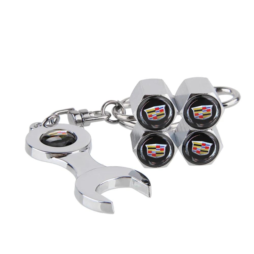 Car Tire Valve Cover Stem Caps for Cadillac Escalade CTS ATS Eldorado SRX Deville BLS XT4 XT5 XT6 STS XTS SLR XLR CT4 CT5 CT6
