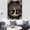 Tree of Life Tapestry Starry Sky Wall Tapestry,Vintage Tapestries for Bedroom Ceiling Tapestries Wall Hanging for Bedroom Living