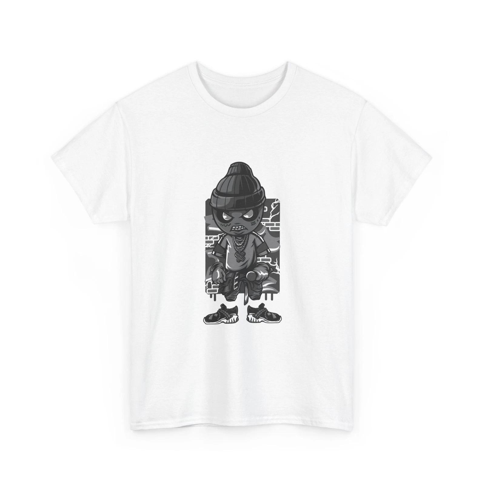 Street Kid Character T-Shirt | Urban Graffiti Art Tee, Stylish Tee, Comfy Wear 4XL