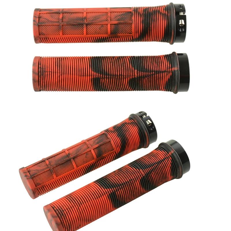 Bicycle Handlebar Grip Lock on Mountain Bike Grip Soft Bicycle Handle Waterproof Dustproof MTB Cuffs Non-slip MTB Grips