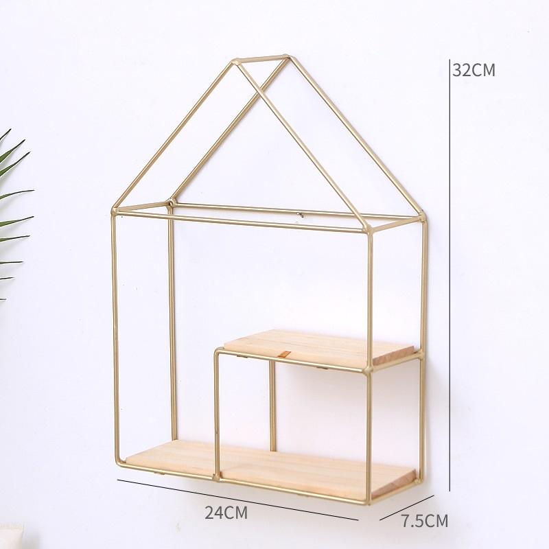 Punch-free Living Room Wall Hanging Wall Decoration Light Luxury Wall Pendant Sofa Background Wall Decoration Storage Rack