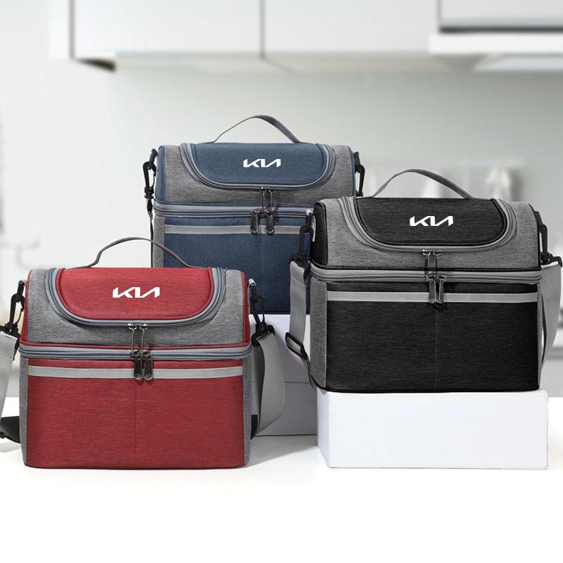AUX1 Large Capacity Lunch Bag Thermal Insulation Portable With Handle Crossbody Bag For Kia Ceed Sportage Picanto Cerato Seltos Soul