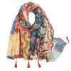 Floral Headscarf, Versatile and Soft, Suitable for Daily Outfit Outdoor Activity