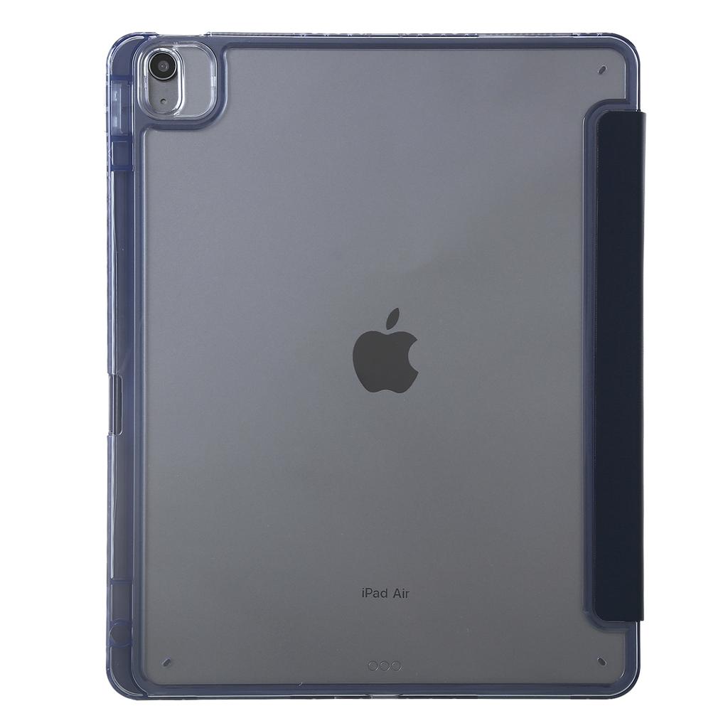 Pro iPad Air 13 (2025)/(2024) Pouzdro PU Kůže Origami Stojan Průhledný Kryt na Tablet